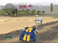 une photo d'Ã©cran de Vigilante 8 sur Nintendo 64